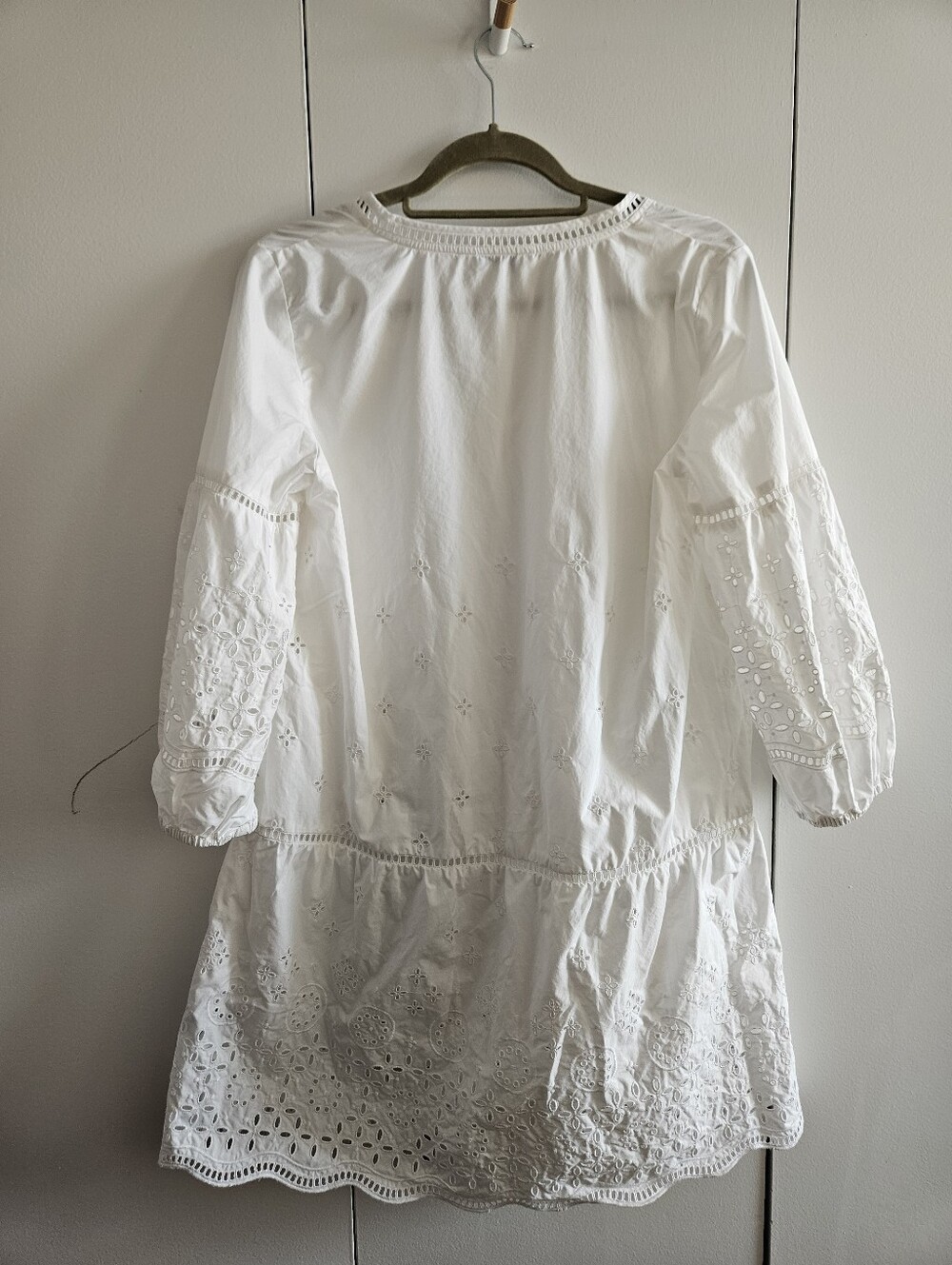 Club Monaco White Eyelet Dress + Slip - S - Picture 2 of 6